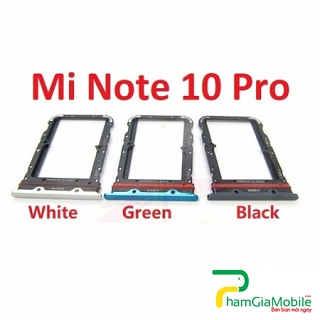 Khay thẻ SIM + Khay thẻ SIM cho Xiaomi Mi Note 10 Pro